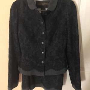 Louis Vuitton women’s jacket and skirt (petite)